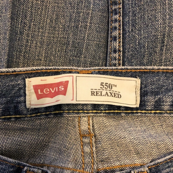 Boys Levi’s 550 Relaxed Fit Denim Blue Jeans - Picture 12 of 15